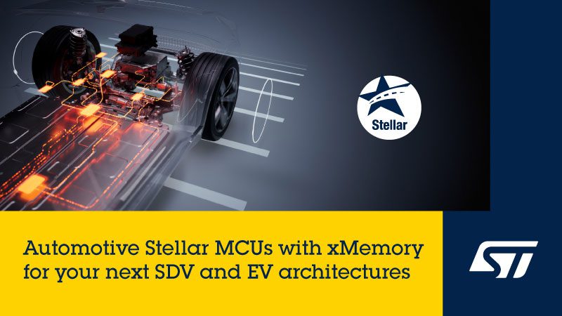 STMicroelectronics introduces memory device for automotive microcontrollers