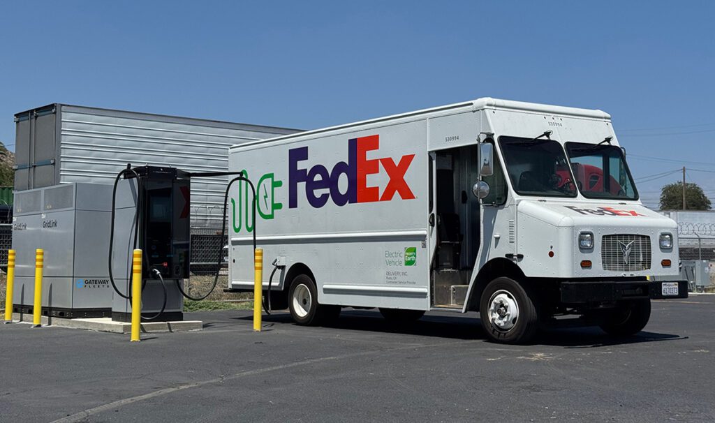 XCharge deploys EV charging depot with load management and battery storage for California last-mile logistics fleet