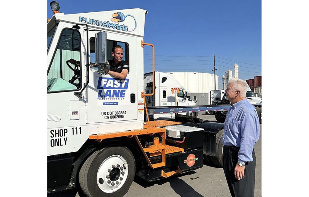 Fast Lane Transportation expands its fleet of Orange EV terminal tractors