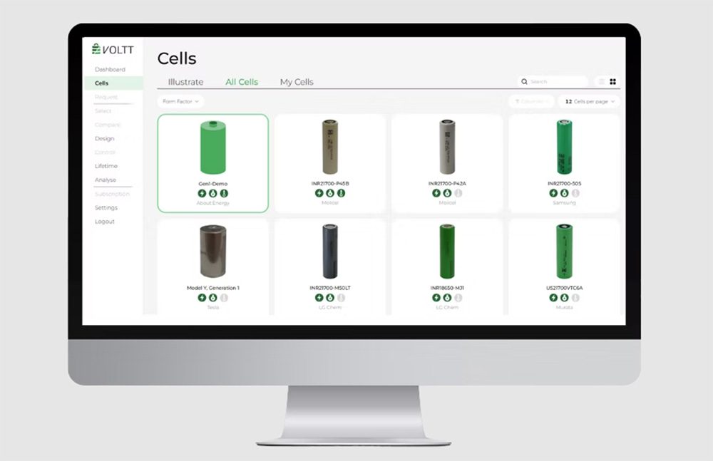 About:Energy’s Voltt software database helps EV designers rapidly evaluate different battery options