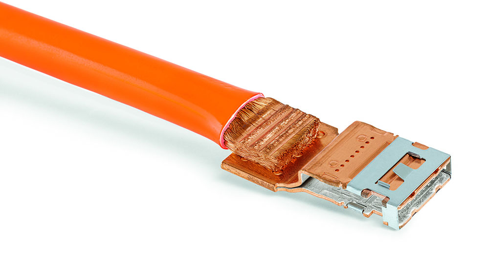 Energy-efficient ultrasonic welding in the smallest spaces