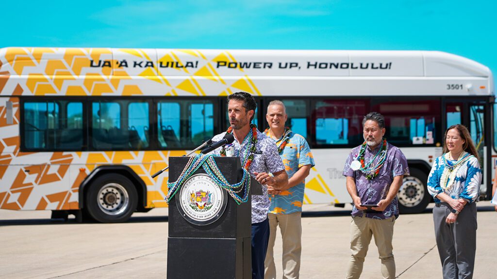 New Gillig Battery Electric Buses arrive in Hawai’i