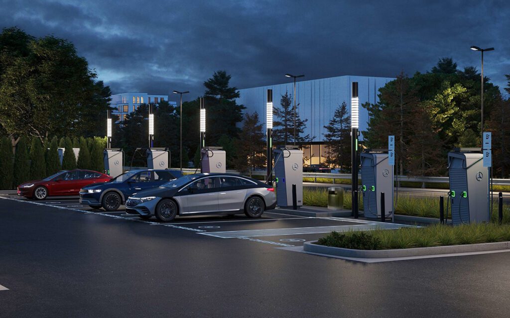 Mercedes-Benz HPC to install over 500 EV fast charger stalls at Federal Realty properties