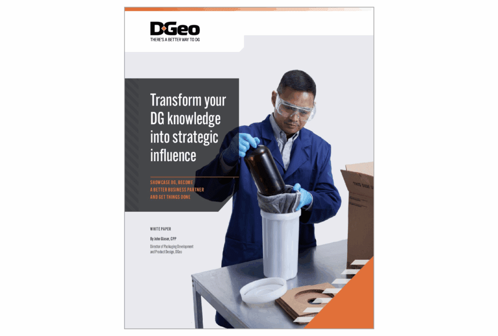 Turn your dangerous goods knowledge into strategic influence