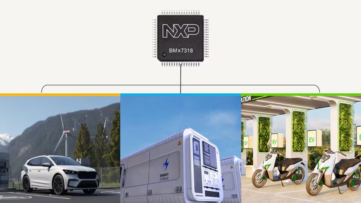 NXP launches new 18-channel battery cell controller ICs for battery management systems
