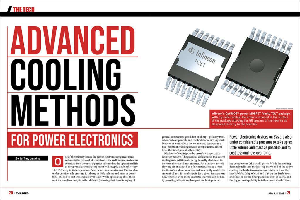 Advanced cooling methods for power electronics