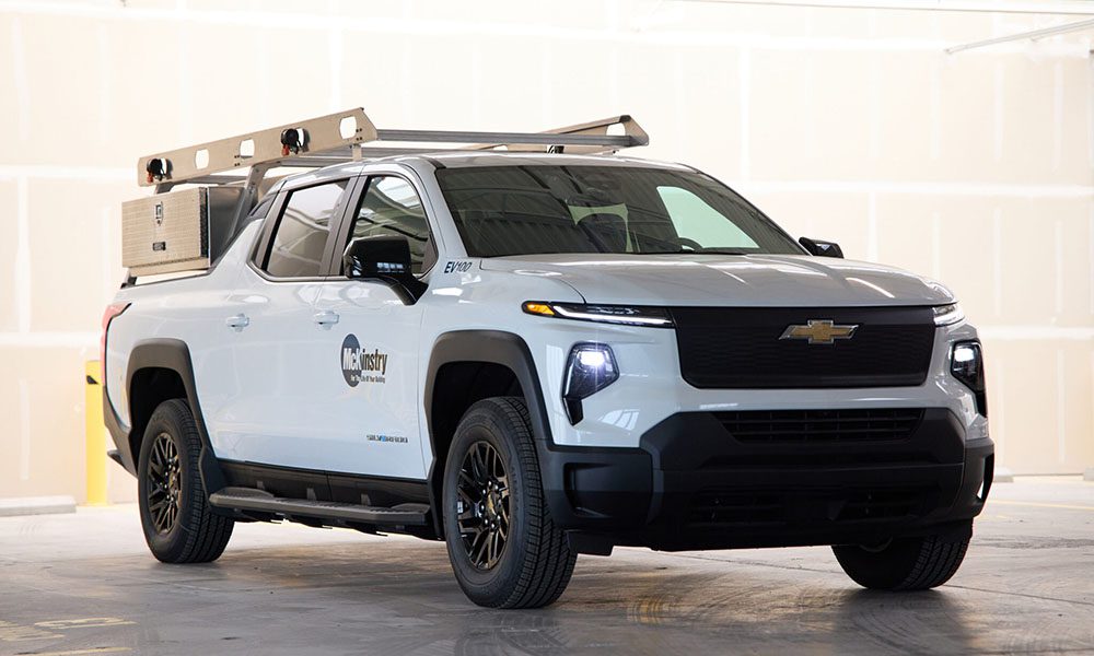 National construction company deploys its 100th Chevrolet Silverado EV