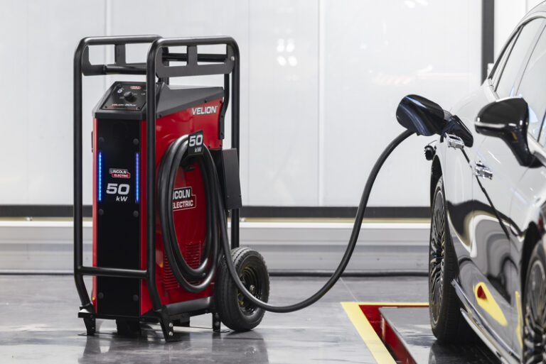 Lincoln Electric introduces 50 kW mobile DC fast charger for EV fleet and field operations