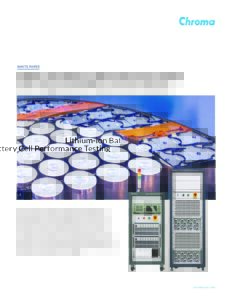 Lithium-ion battery cell performance testing with integrated EIS measurement solution