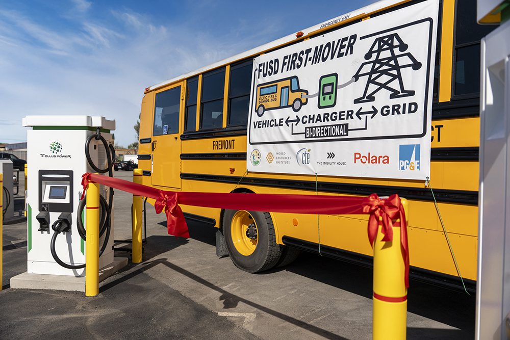 The Mobility House energizes V2G charging system for electric school bus fleet in California