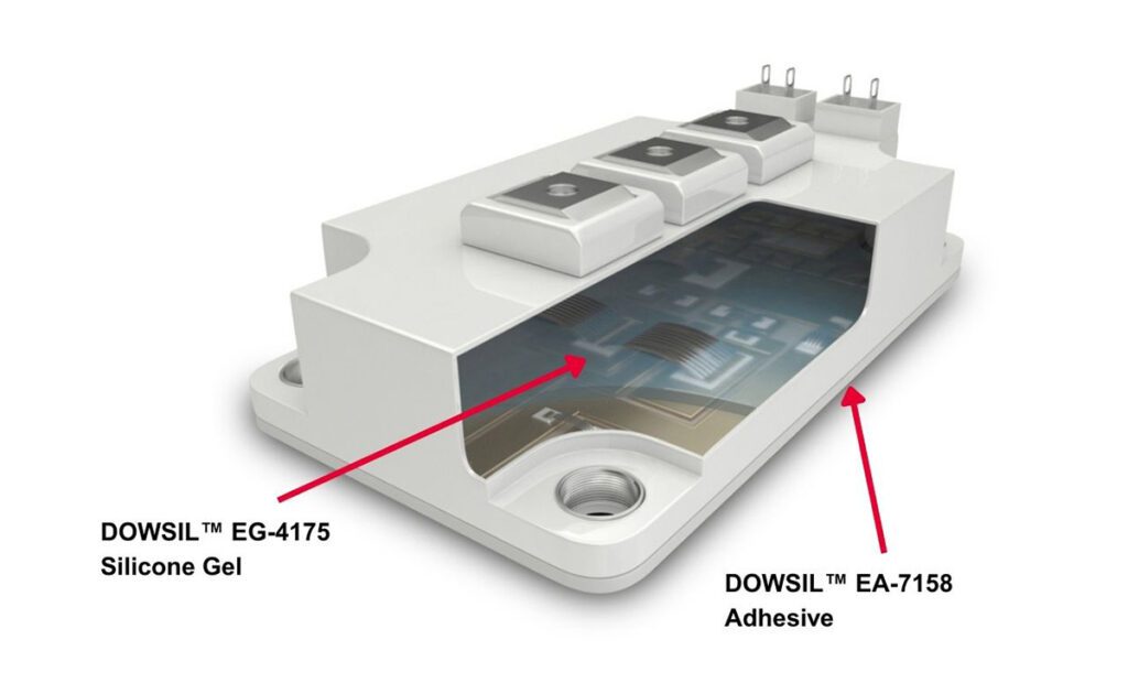 Dow introduces high-temperature silicone gel to boost efficiency in EV power electronics