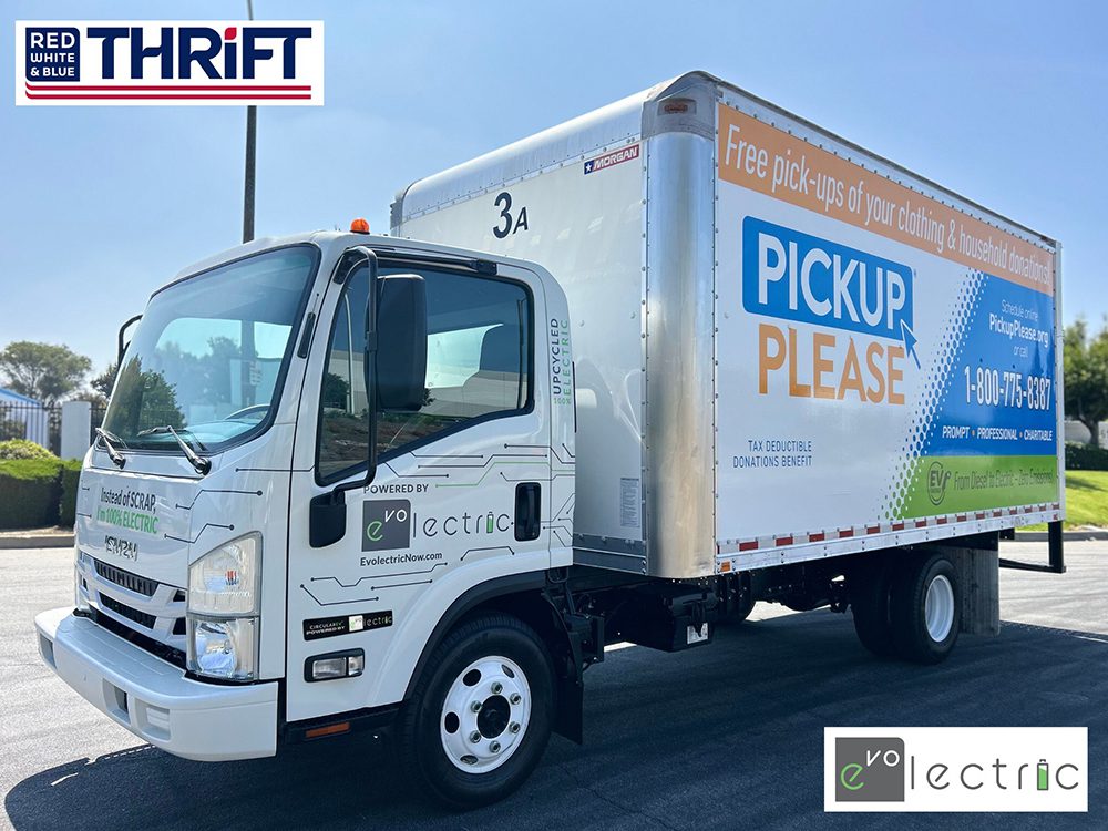 Pickup Please and Evolectric launch electric donation trucks in the US