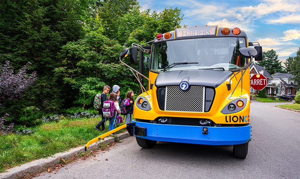 Lion Electric school buses are back on the roads in Quebec, but US buyers have been left hanging