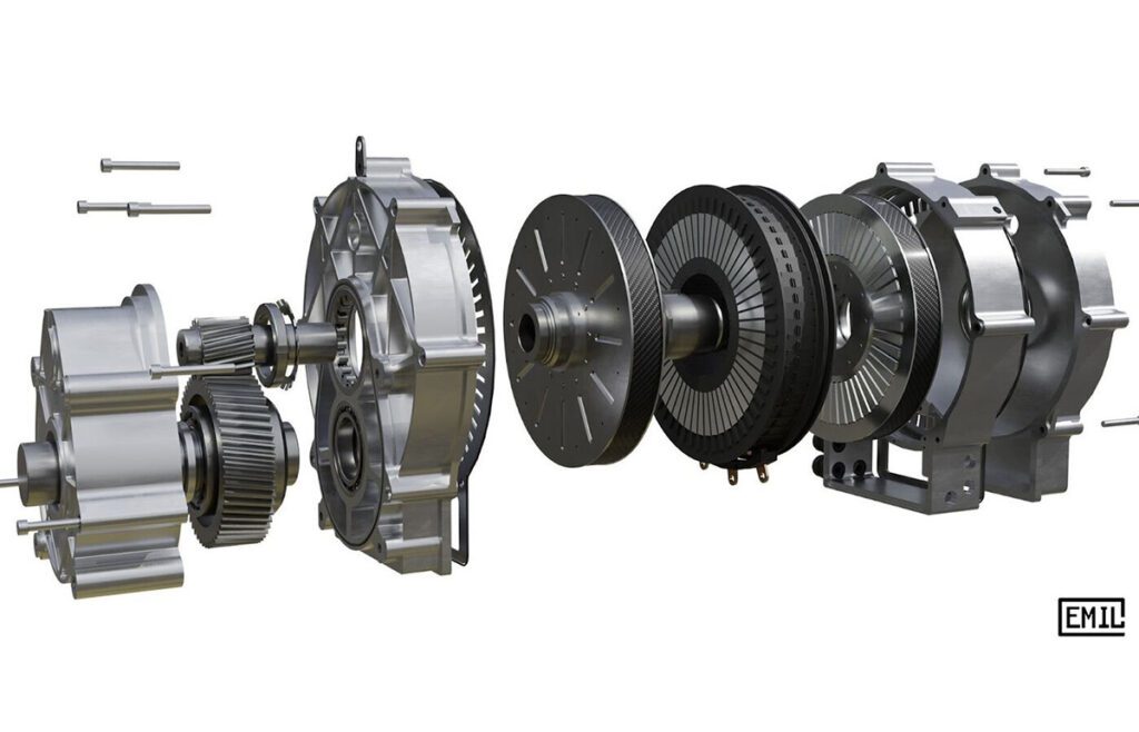 Emil Motors validates full-scale magnet-free axial-flux induction motor for EVs