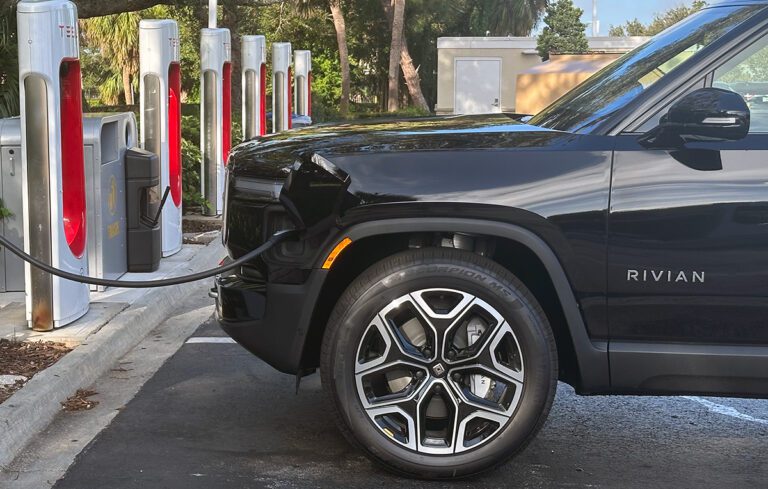 Rivian-Tesla-Supercharger – Charged EVs stock