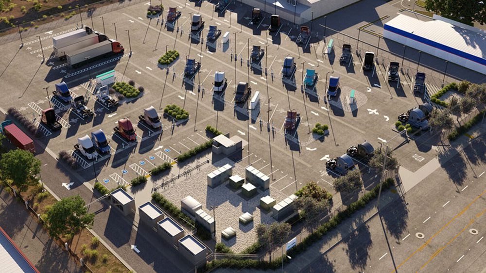 EV Realty raises $75 million, breaks ground on electric truck charging hub in San Bernardino