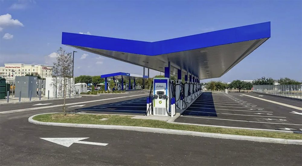 bp pulse opens new EV fast charging hub with 40 stalls near Houston’s Hobby Airport