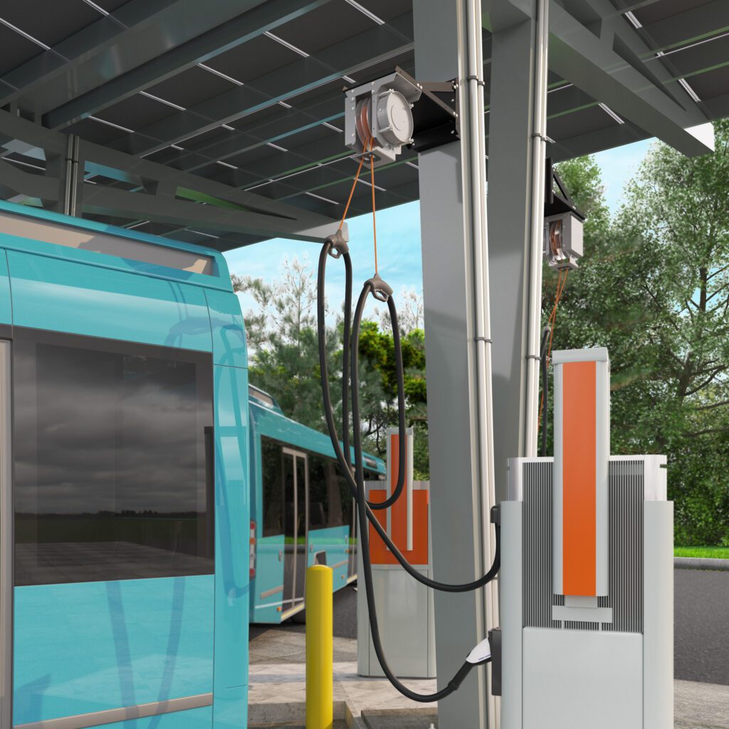 Webinar: Exploring cable management strategies for DC fast-charging EV fleets