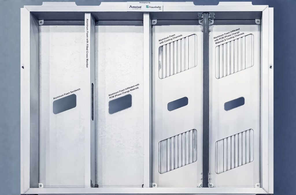 Fraunhofer IWU and Amsted Automotive unveil aluminum foam battery housings for EVs