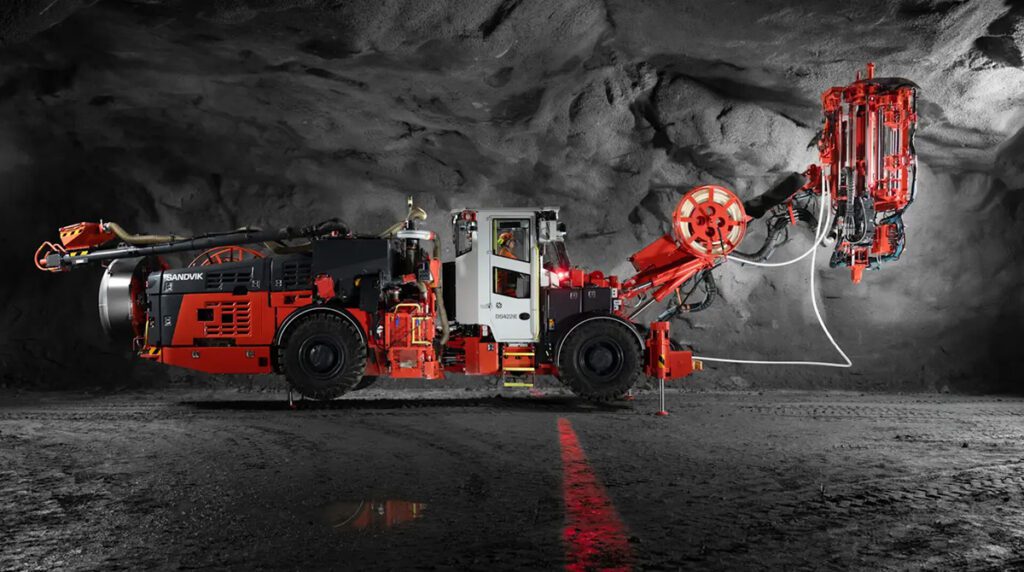 Sandvik launches battery-electric cable bolter for underground mining