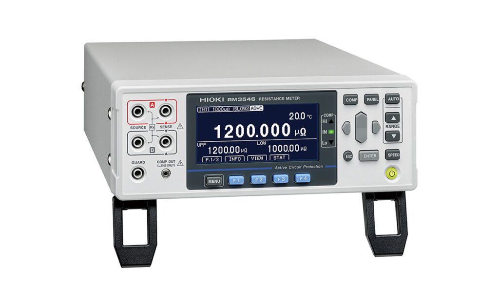 Hioki launches RM3546 meter for busbar welding quality control