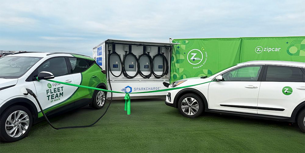 SparkCharge’s Mobile Battery-Powered Trailer delivers 320 kW DC charging for Zipcar’s EVs