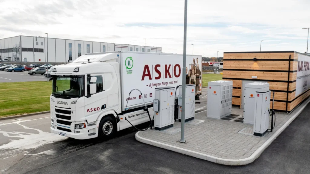 Kempower deploys MCS electric truck charging in Scandinavia and California