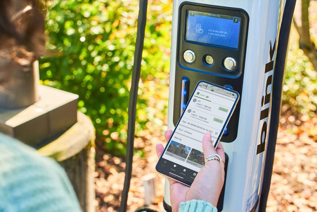 Blink adds USDC crypto payments at select EV fast charging sites