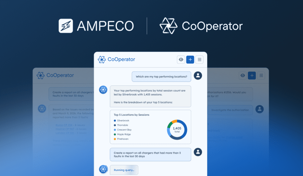 AMPECO launches new operations agent for EV charging networks