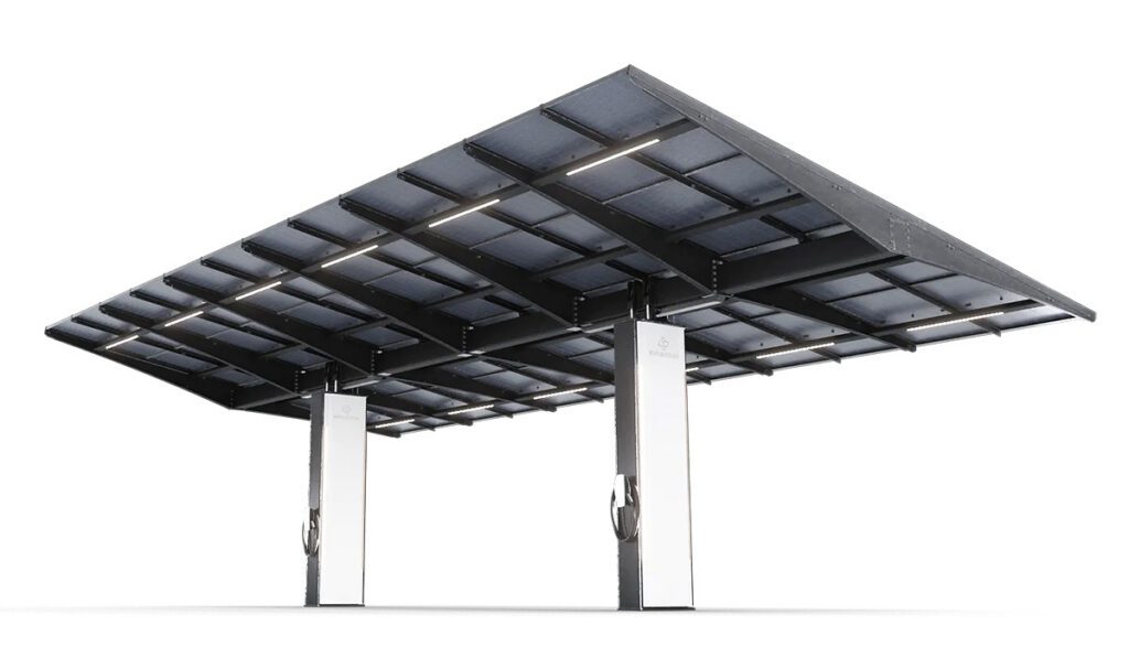 eVerged and World4Solar pair solar canopies, batteries and EV chargers with zero upfront cost