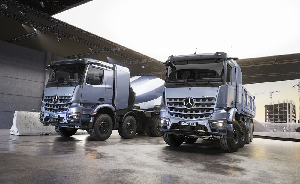 Mercedes-Benz Trucks opens orders for its eArocs 400 electric construction truck