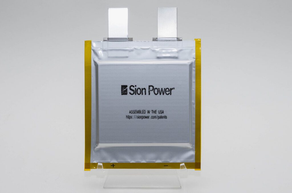 Sion Power’s Licerion cells exceed 500 Wh/kg for defense and aerospace