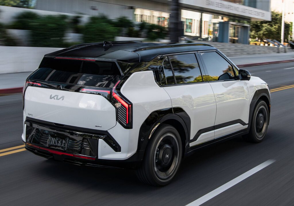 Two new EVs debut at New York auto show: 2027 Kia EV3 and 2027 Subaru Getaway