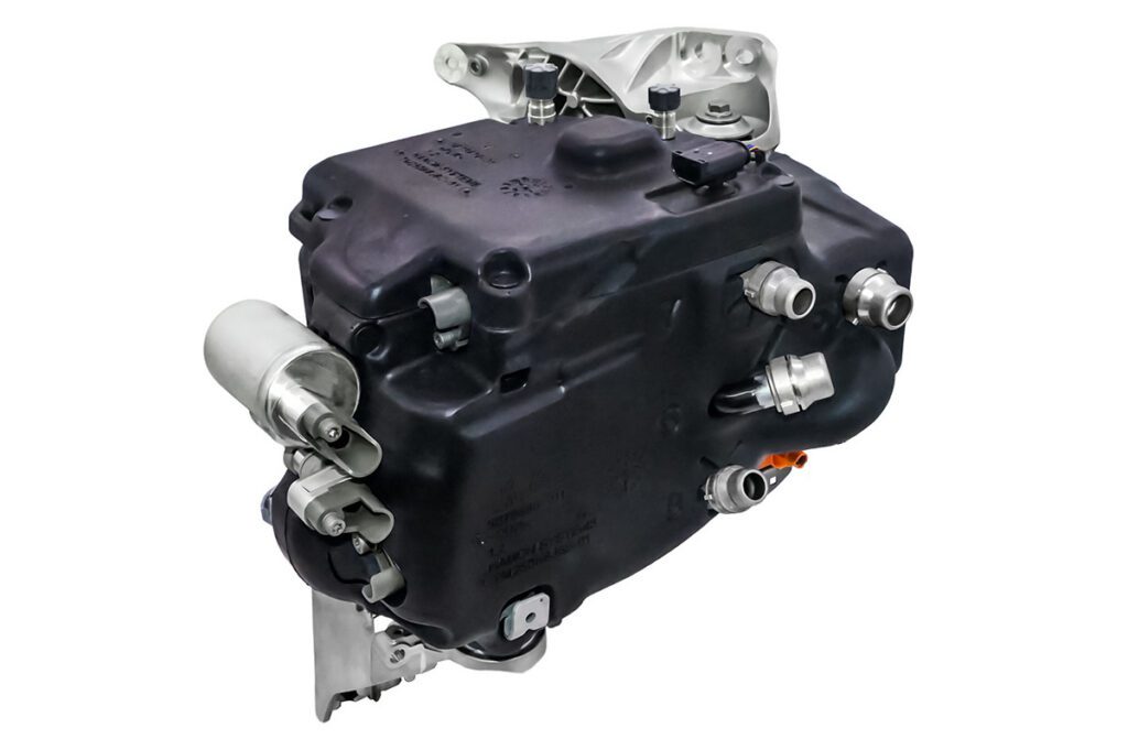 Hanon’s 16 kg HICE module integrates e-compressor, chiller and condenser for EV thermal management