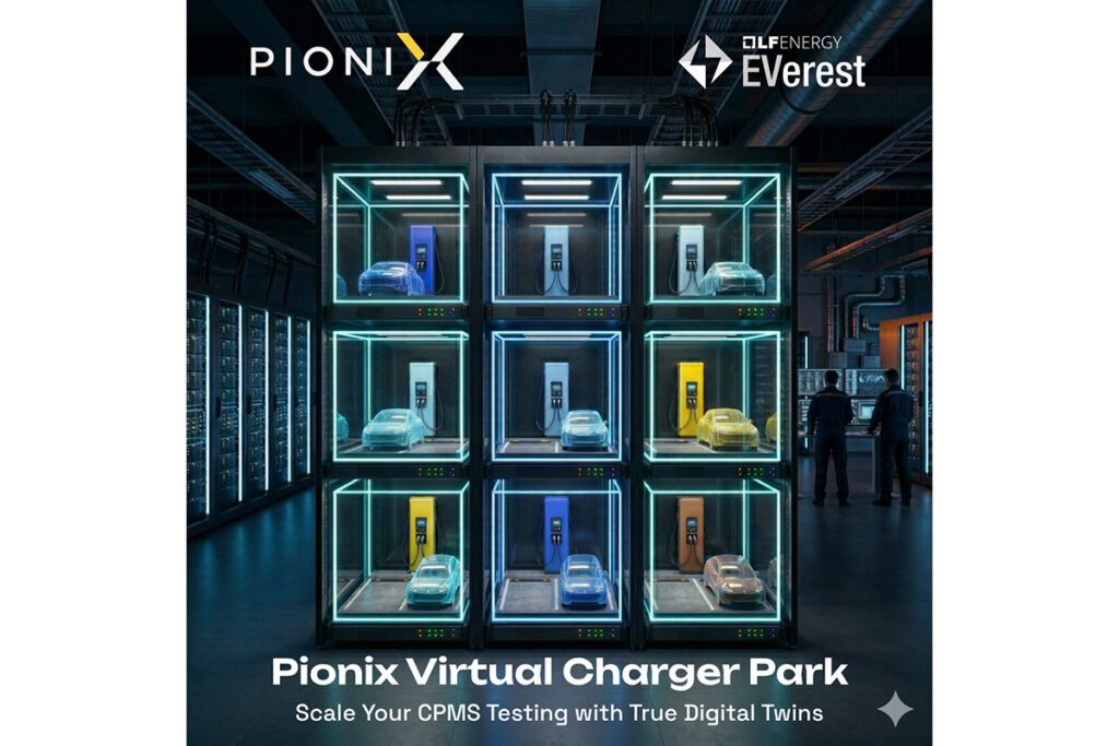 Pionix’s new Virtual Charger Park offers EV charging infrastructure testing with true digital twins