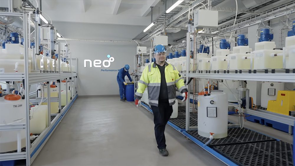 NEO commissions heavy rare earth separation production line in Europe