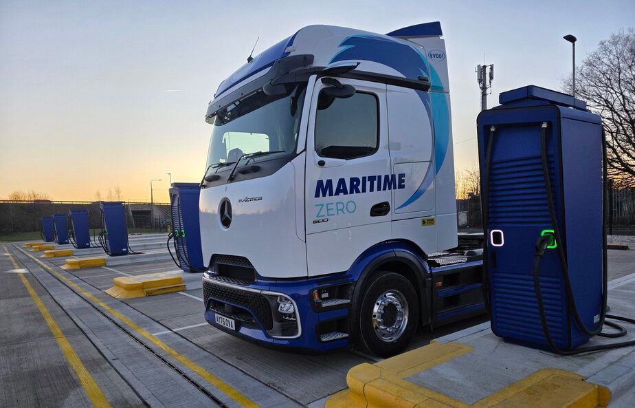 VEV completes 5 MW heavy truck charging deployment across three UK logistics hubs for Maritime Transport