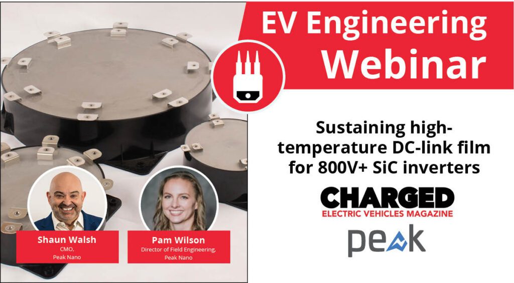 Webinar: Sustaining high-temperature DC-link film for 800V+ SiC inverters