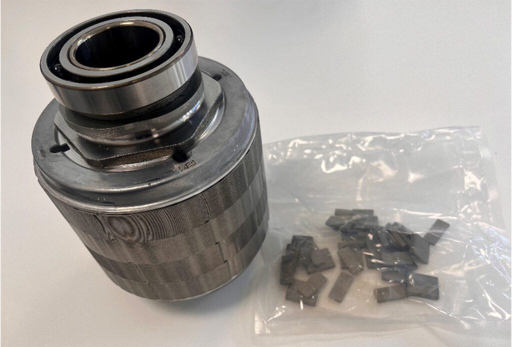 Ford rotor built with 100% recycled rare earth magnets passes durability test
