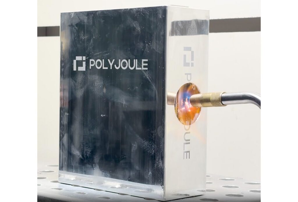 PolyJoule’s 3rd-gen conductive polymer battery self-extinguishes at 3,600 °F and delivers 10,000+ cycles