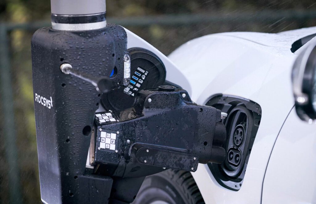 Rocsys unveils multi-bay hands-free charging solution for robotaxi fleets