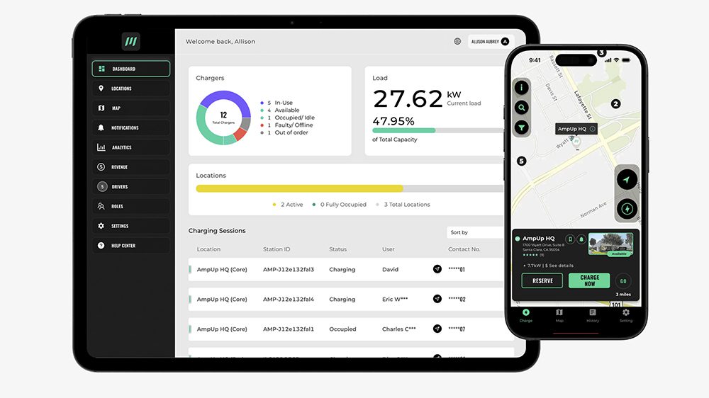 AmpUp’s EV charging management software earns CTEP certification for five charging hardware brands