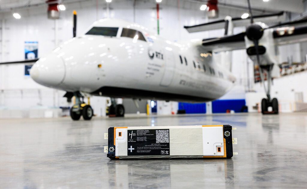 H55 delivers certified propulsion battery modules for Pratt & Whitney flight demo