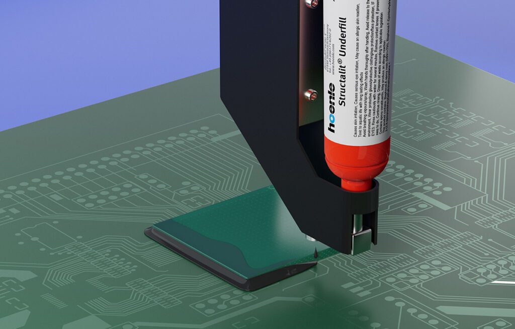 Hoenle’s Structalit 8205 underfill for automotive power electronics survives 1,000 thermal cycles