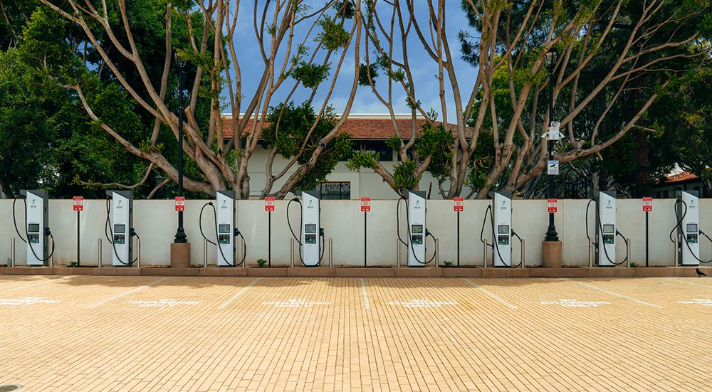 Electrify America opens new public EV charging station in Santa Barbara with 20 350 kW chargers