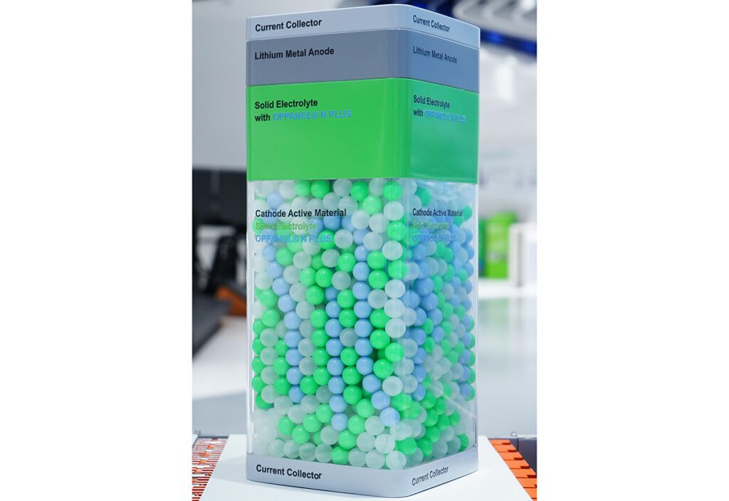 BASF introduces a new polyisobutene binder for solid-state battery cathode, anode and electrolyte applications