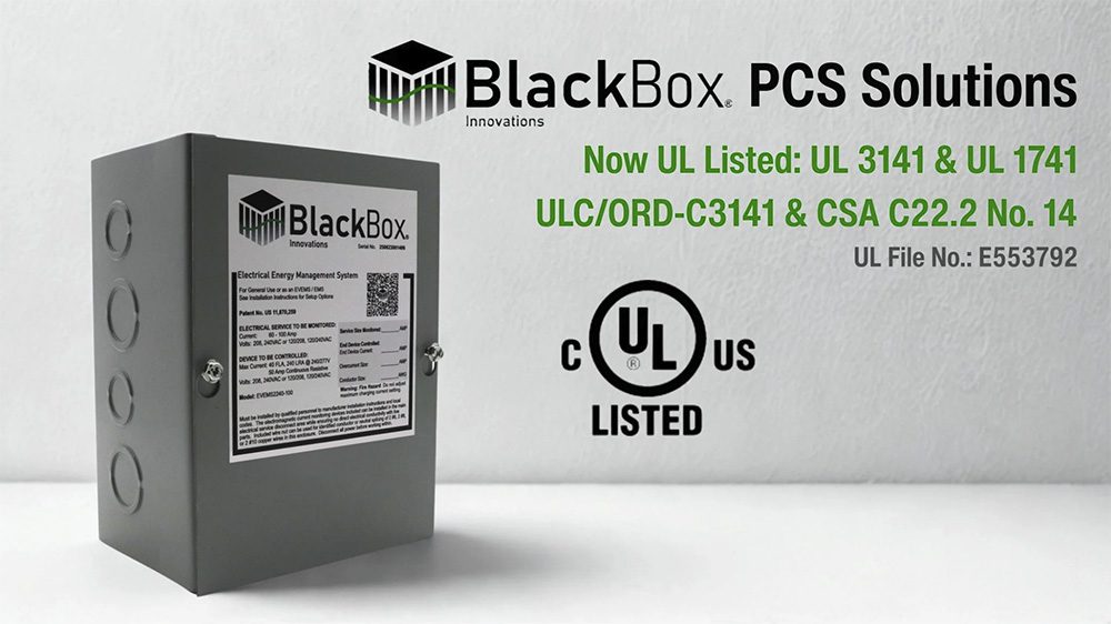 Black Box Innovations’ power control system product line earns UL 3141 and UL 1741 certification