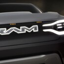 Ram 1500 Revolution Battery-electric Vehicle (BEV) Concept grille, badging and tuning fork headlight