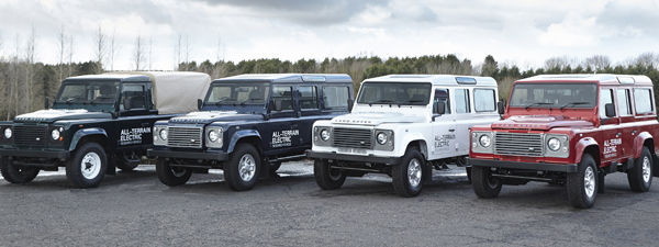 Land Rover electrifies its famous safari mobile